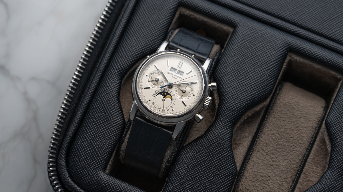 3970EP, 'Big Hallmark' Second Series, Perpetual Calendar Chronograph, Platinum