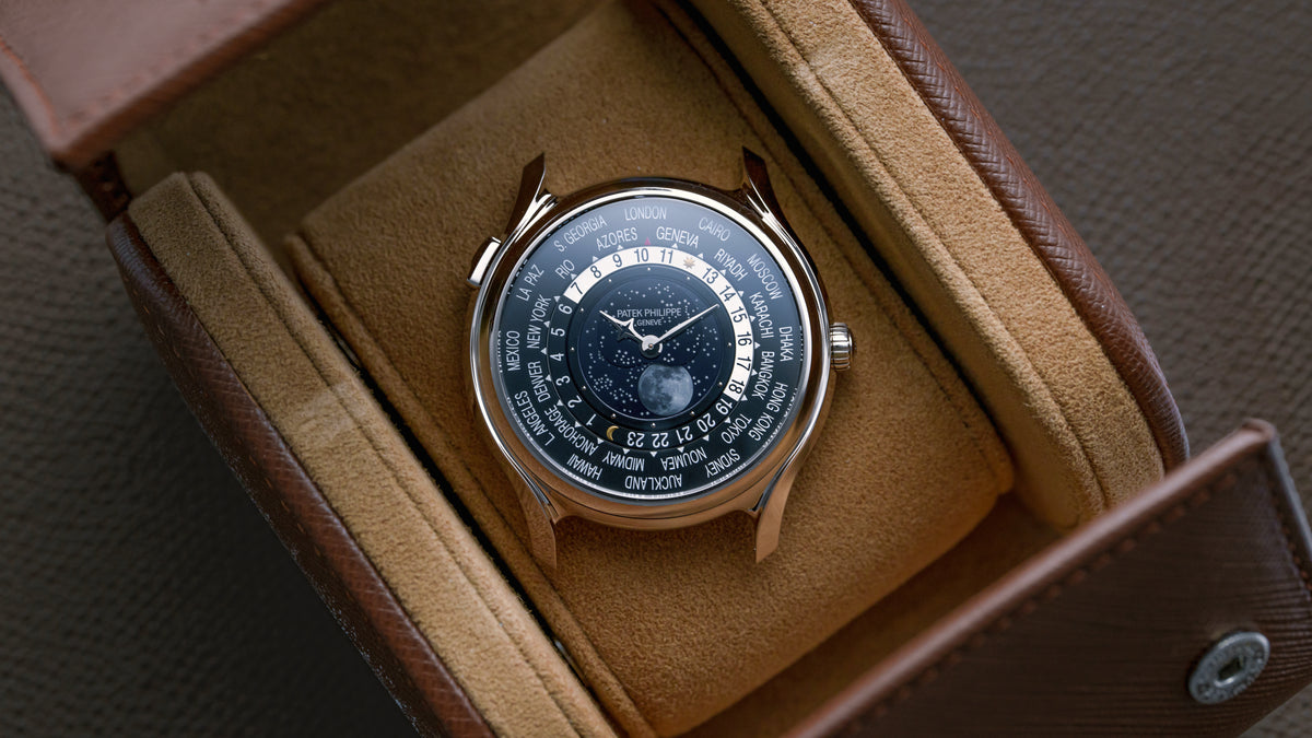 5575G, World Time Moonphase, 175th Anniversary, White Gold