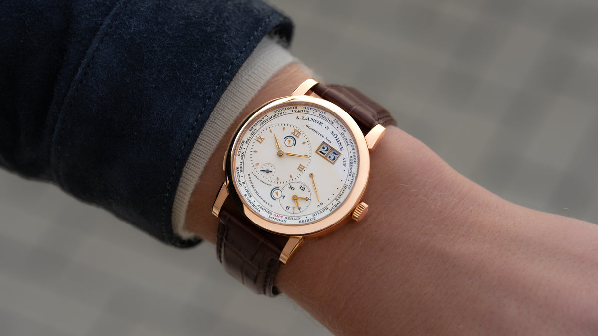 116.032, Lange 1 Time Zone, Pink Gold