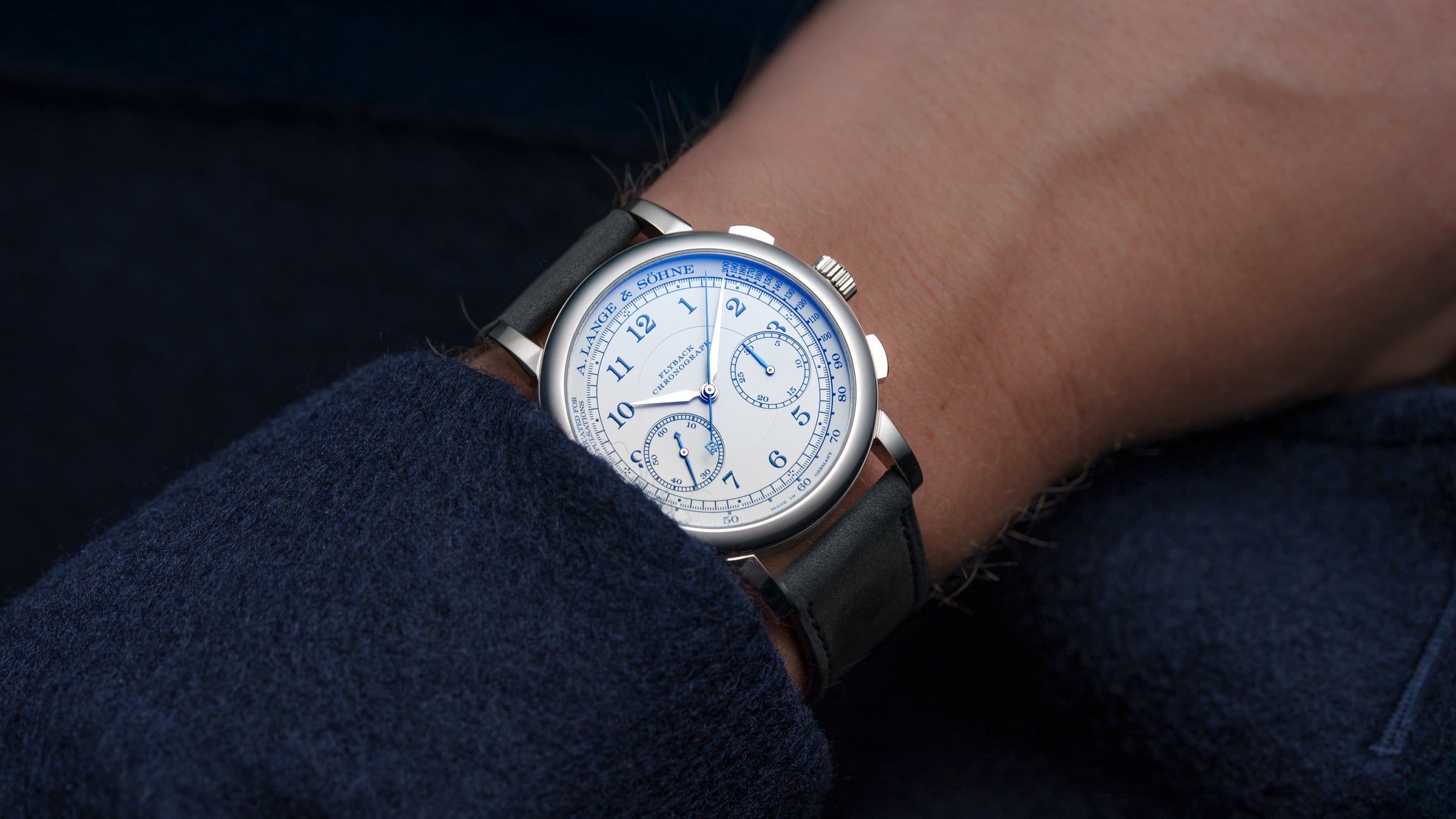 414.026, 1815 Chronograph Boutique Edition, White Gold