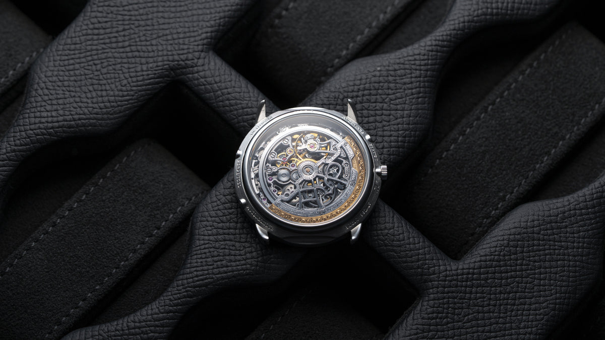 25668PT, Perpetual Calendar Skeleton, Platinum