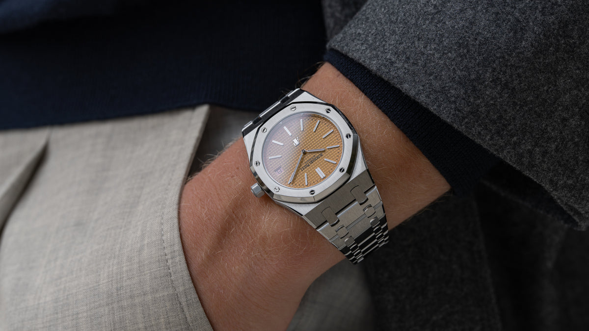 Royal Oak, 'Jumbo' Extra Thin, White Gold