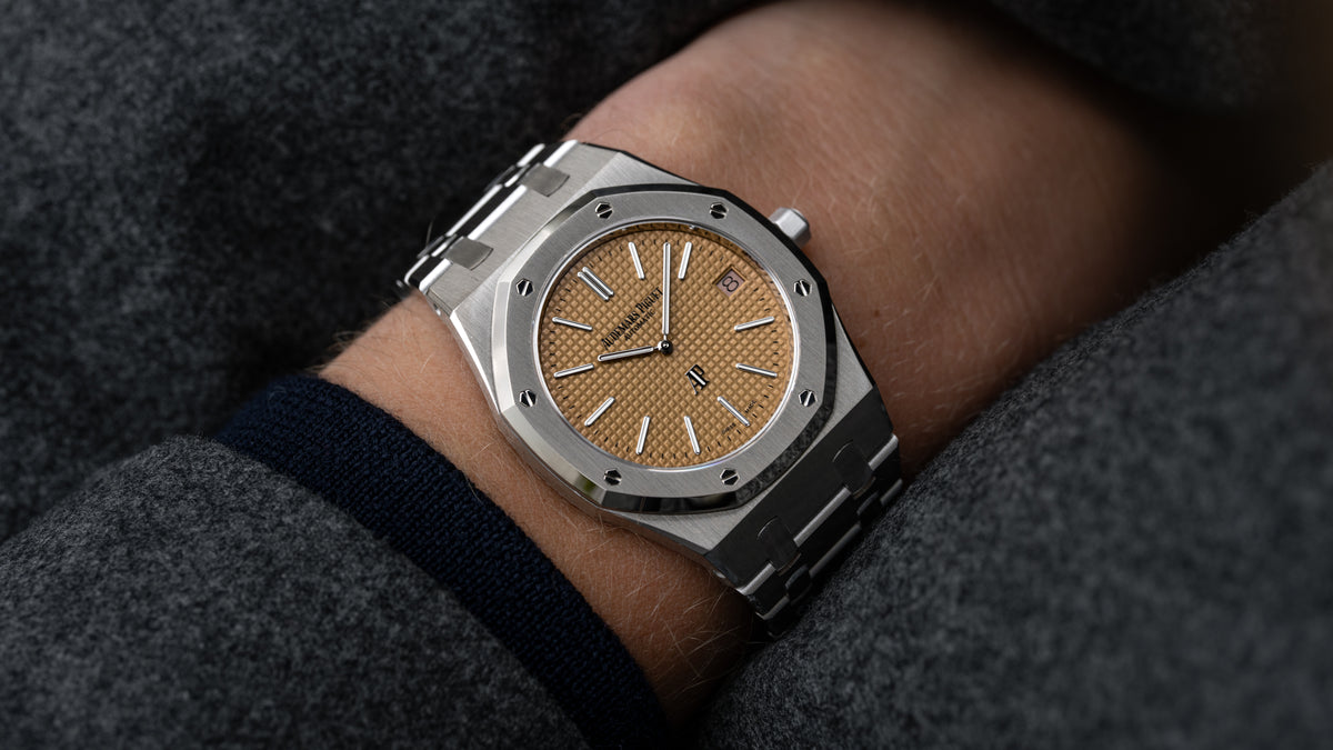 Royal Oak, 'Jumbo' Extra Thin, White Gold