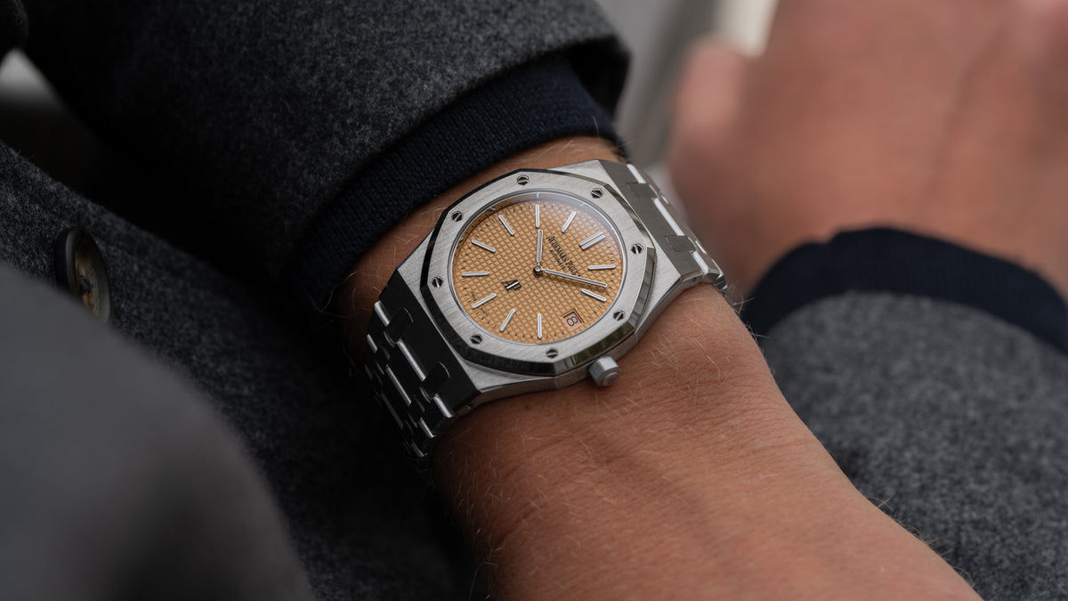 Royal Oak, 'Jumbo' Extra Thin, White Gold