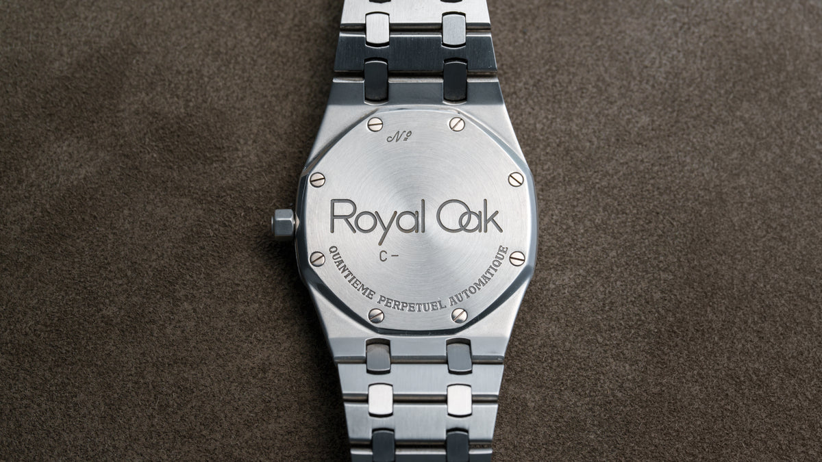 25654ST, Royal Oak Perpetual Calendar, Salmon Dial, Steel