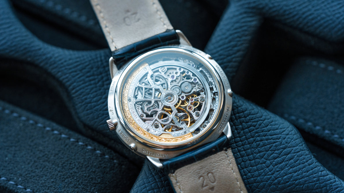 25668PT, Perpetual Calendar Skeleton, Platinum