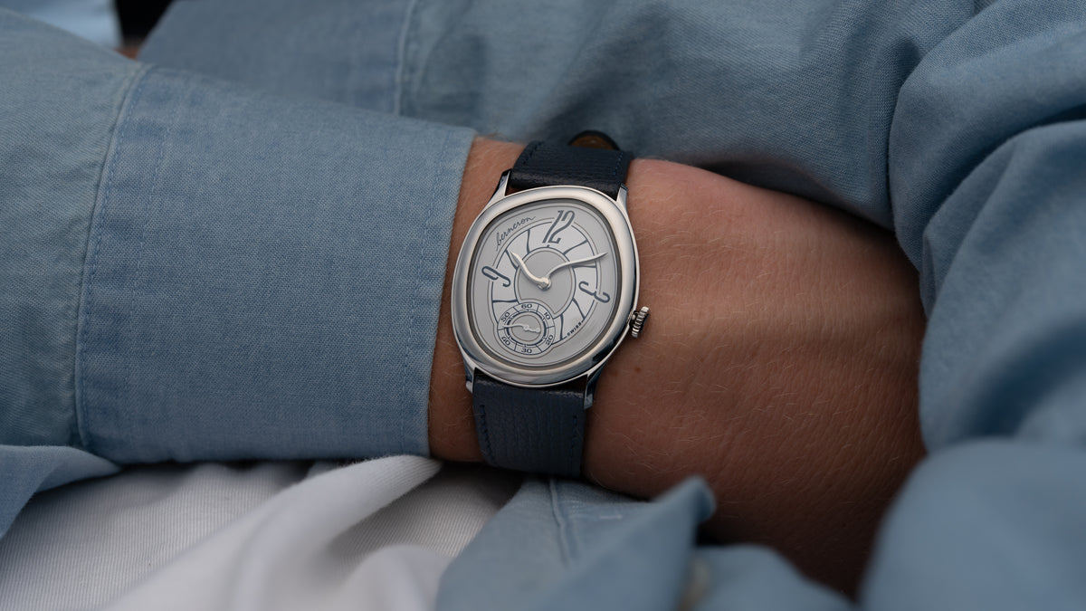 Mirage 38, Prussian Blue, White Gold