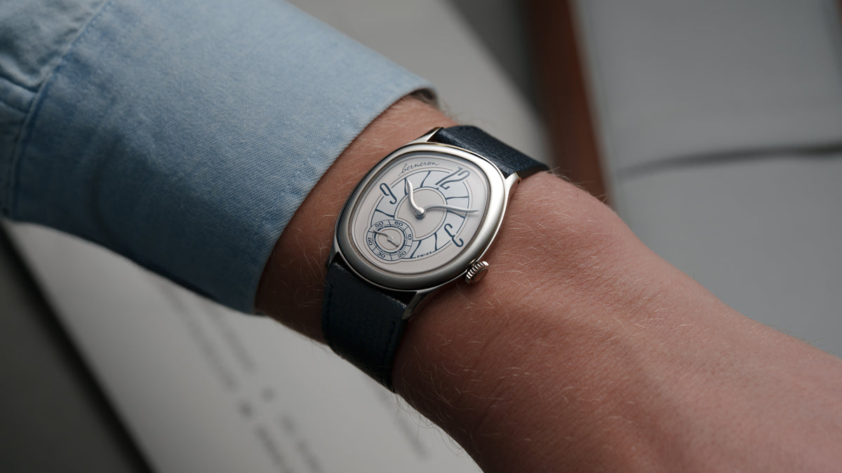 Mirage 38, Prussian Blue, White Gold