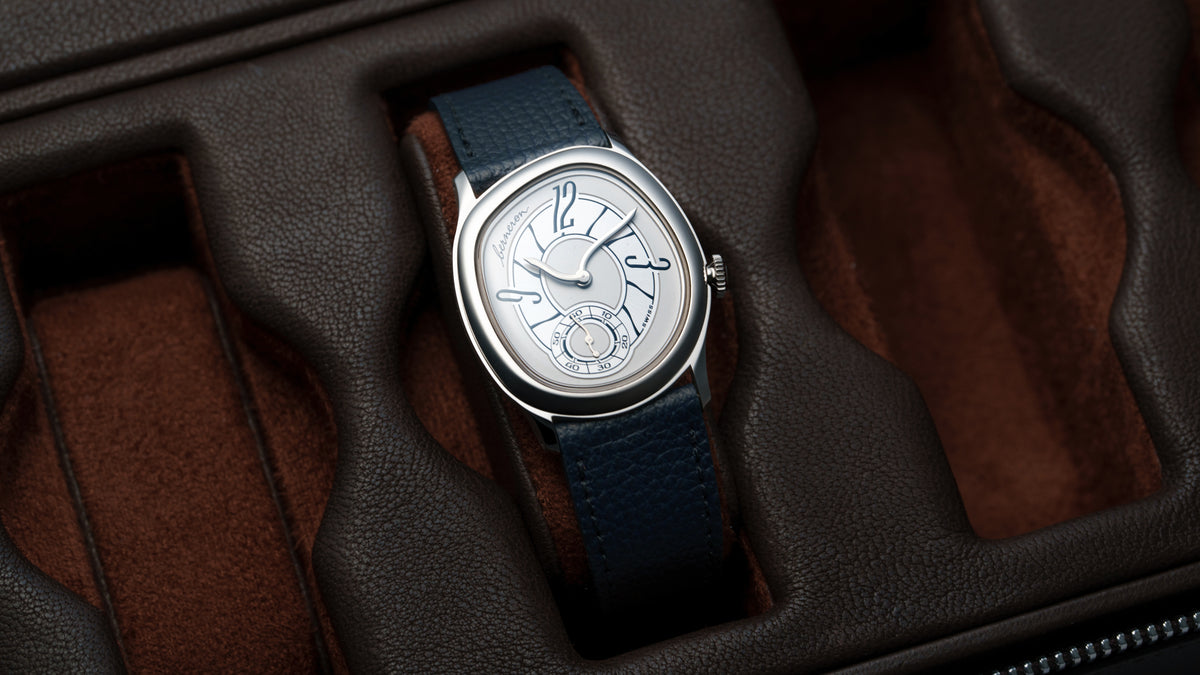 Mirage 38, Prussian Blue, White Gold