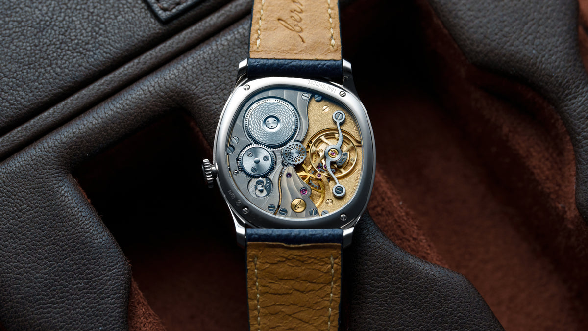 Mirage 38, Prussian Blue, White Gold