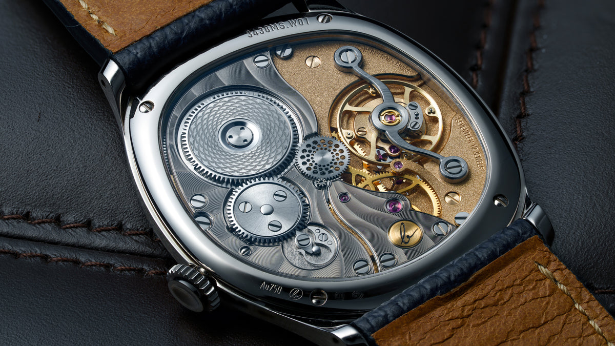 Mirage 38, Prussian Blue, White Gold