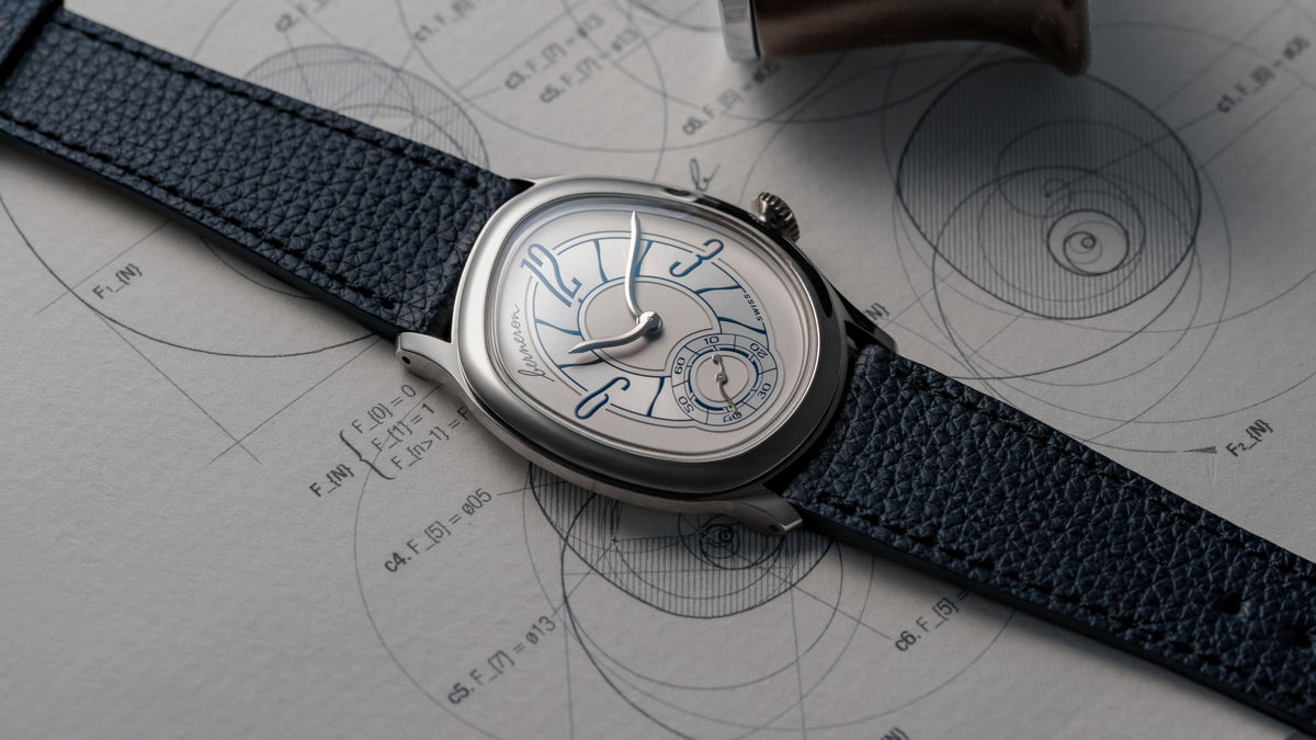 Mirage 38, Prussian Blue, White Gold