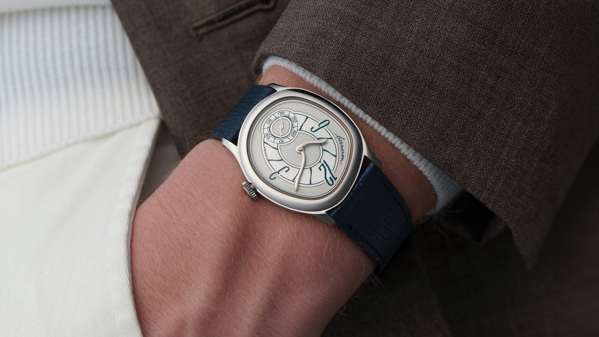 Mirage 38, Prussian Blue, White Gold