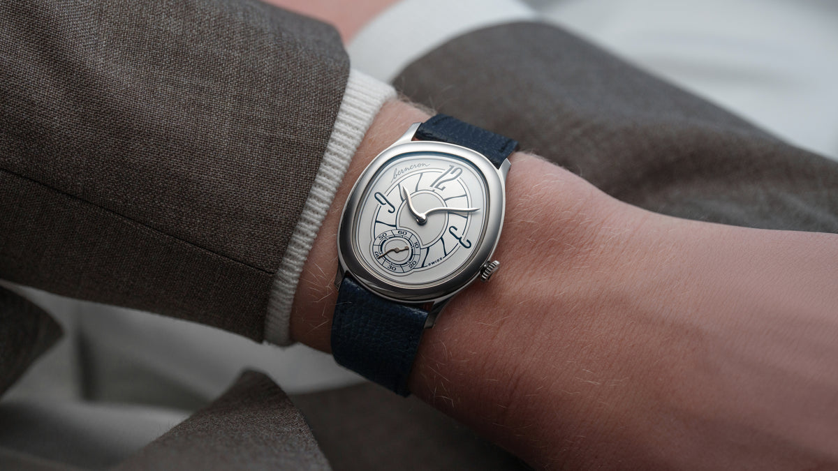 Mirage 38, Prussian Blue, White Gold