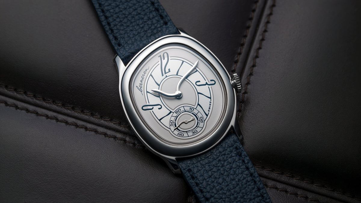 Mirage 38, Prussian Blue, White Gold