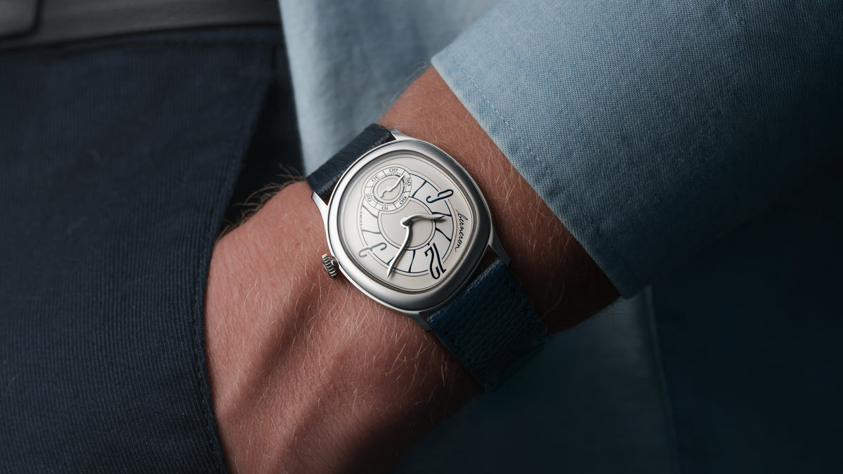 Mirage 38, Prussian Blue, White Gold