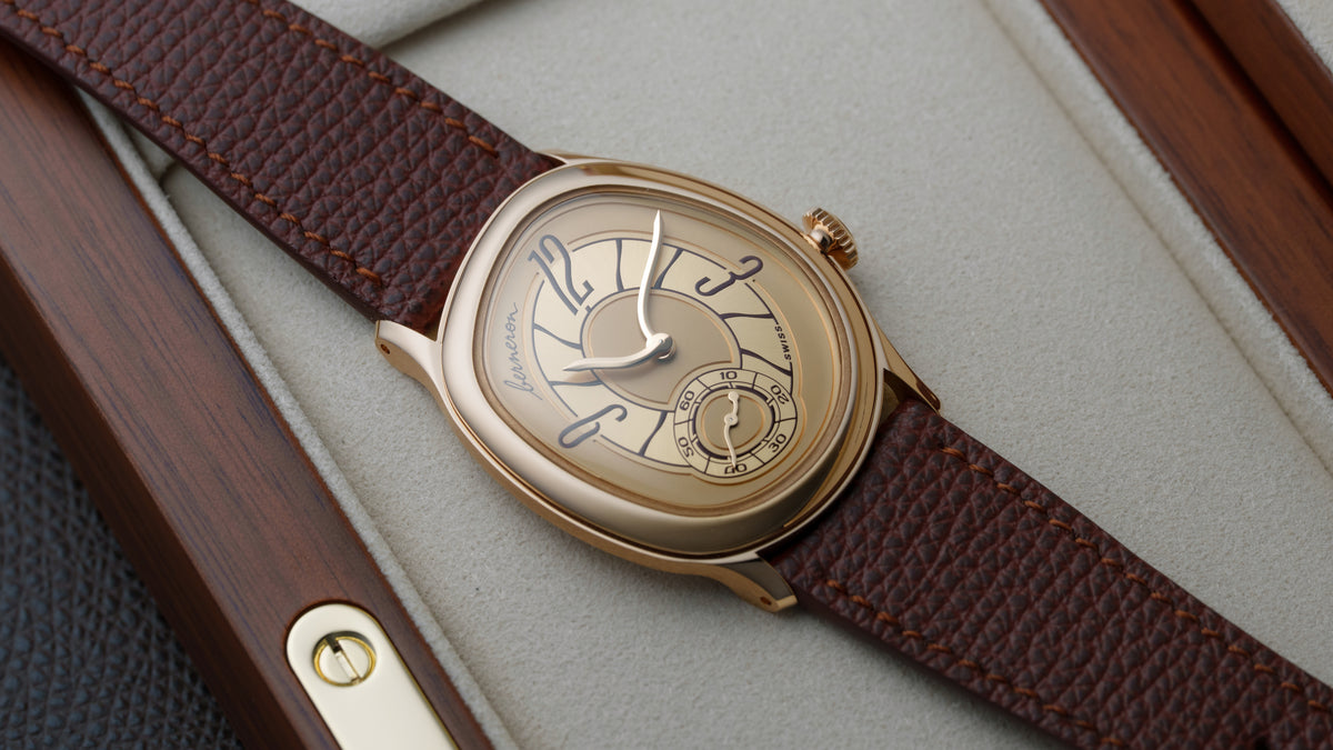 Mirage 38, Sienna, Yellow Gold