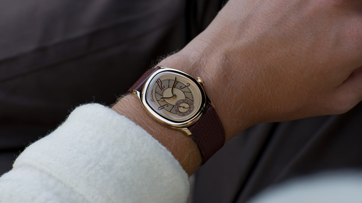 Mirage 38, Sienna, Yellow Gold