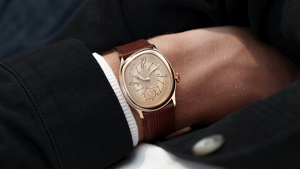 Mirage 38, Sienna, Yellow Gold