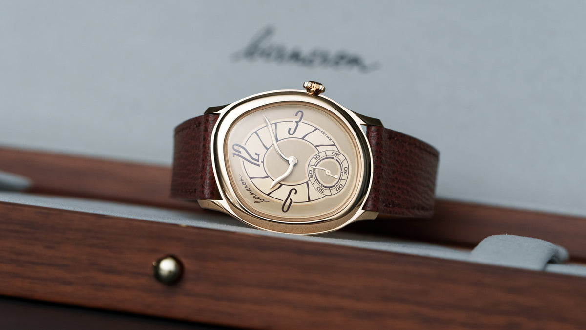 Mirage 38, Sienna, Yellow Gold