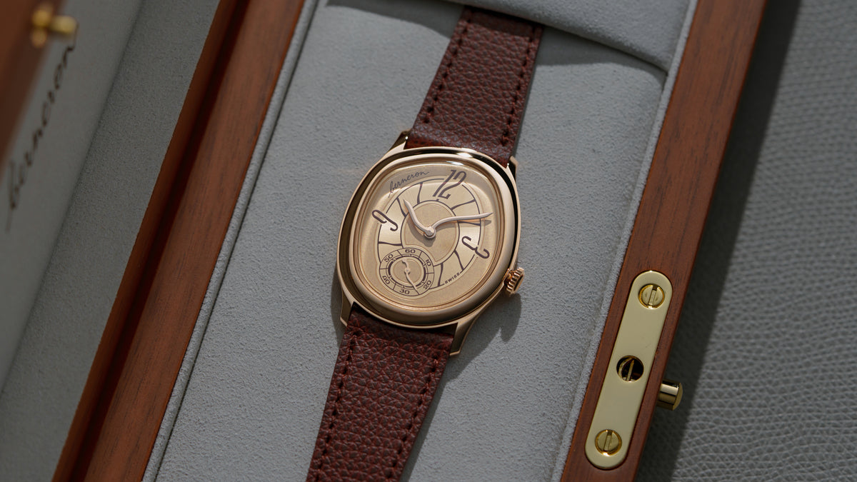 Mirage 38, Sienna, Yellow Gold