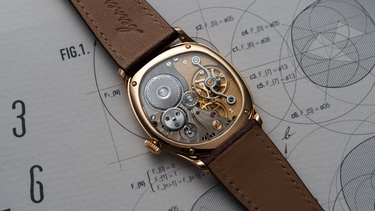 Mirage 38, Sienna, Yellow Gold