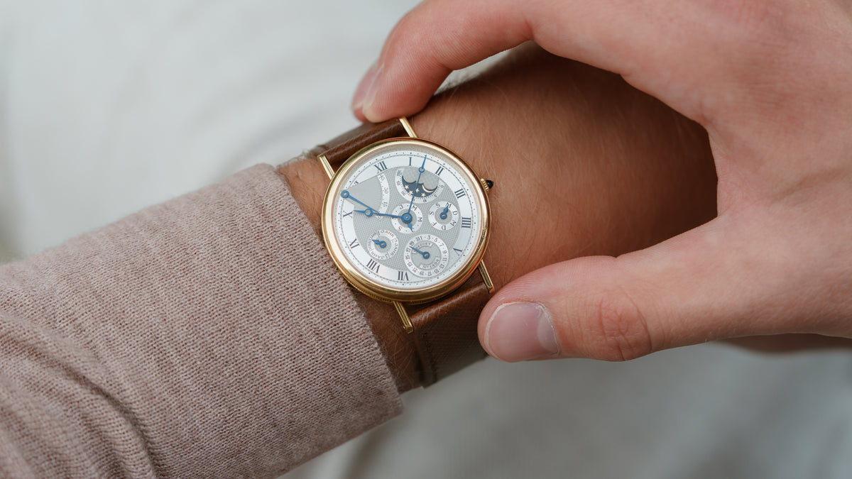 3310, Classique Perpetual Calendar, German Dial, Yellow Gold