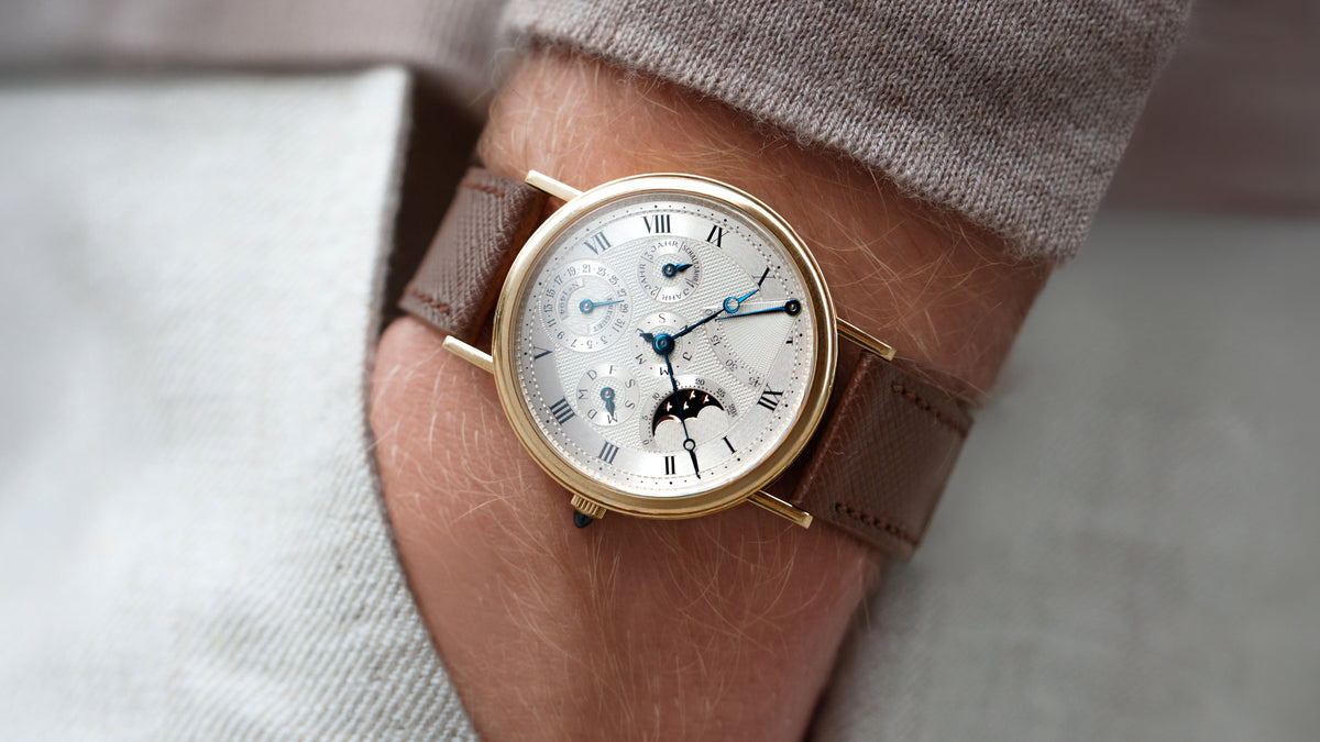3310, Classique Perpetual Calendar, German Dial, Yellow Gold