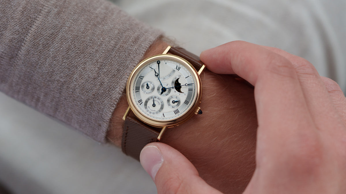 3310, Classique Perpetual Calendar, German Dial, Yellow Gold