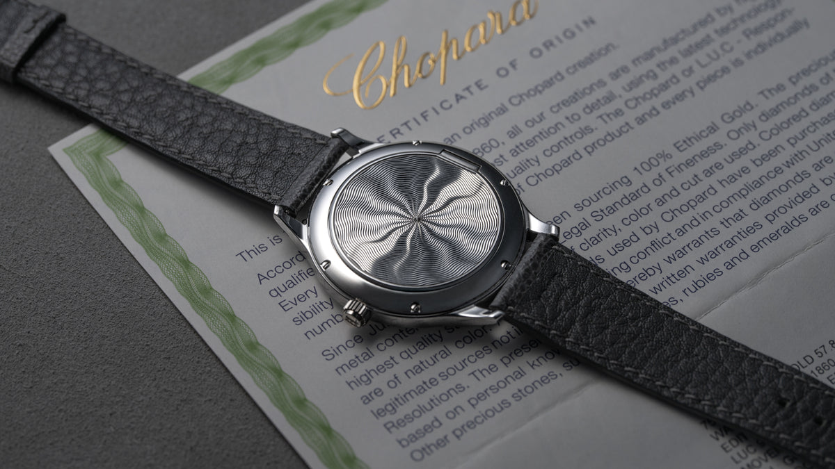 LUC XPS 1860 for Hodinkee, White Gold