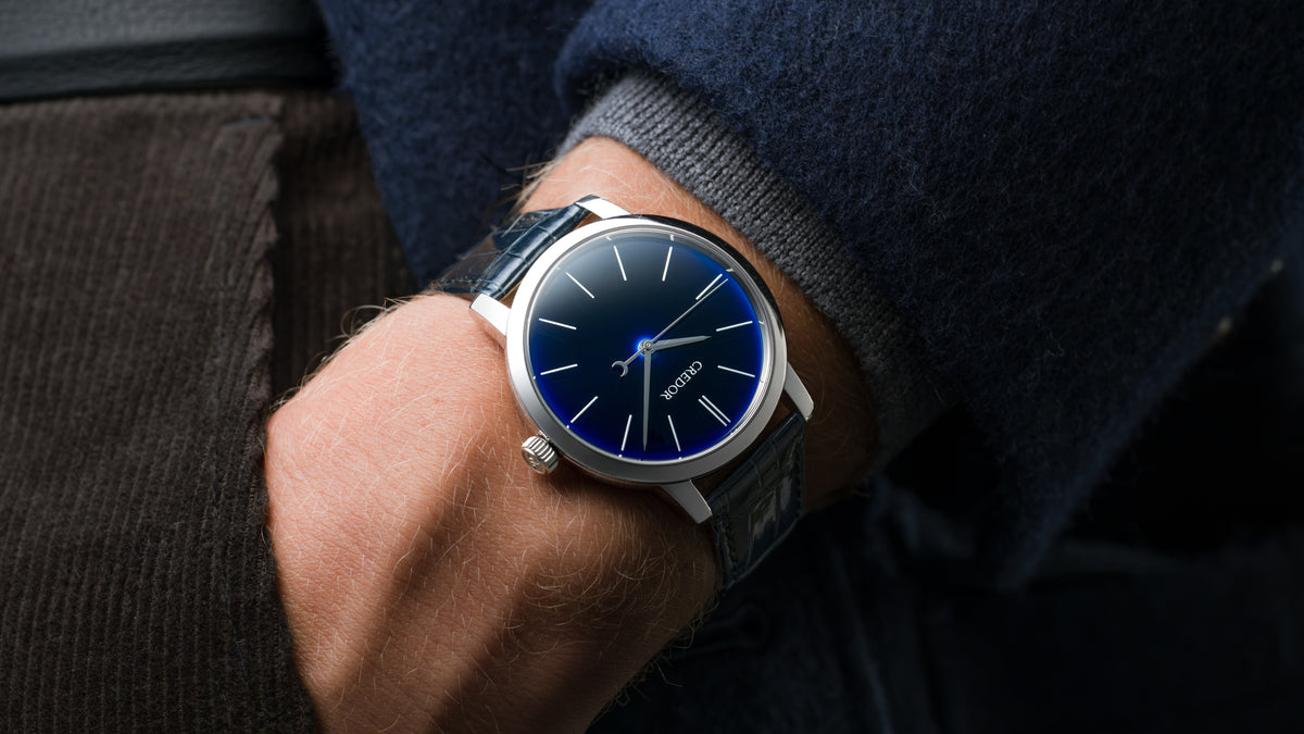 GBLT997, Echi II, 'Ruri' Blue Dial, Platinum