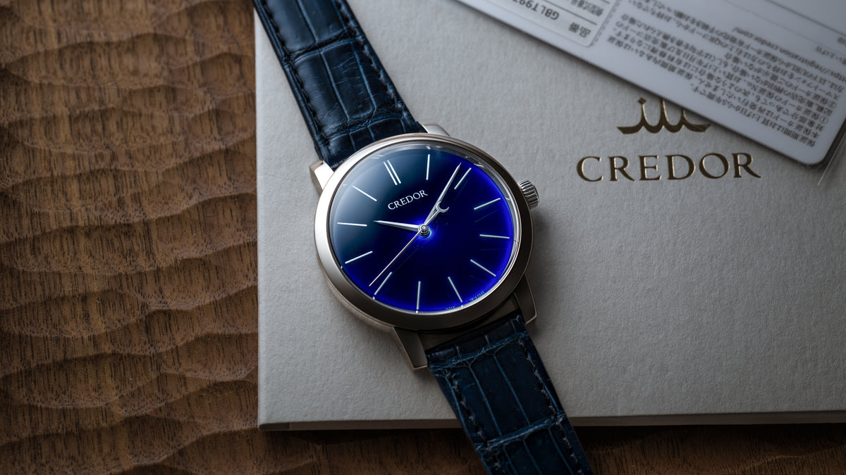 GBLT997, Echi II, 'Ruri' Blue Dial, Platinum