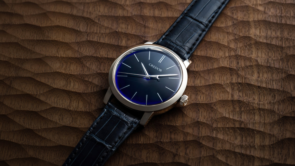 GBLT997, Echi II, 'Ruri' Blue Dial, Platinum