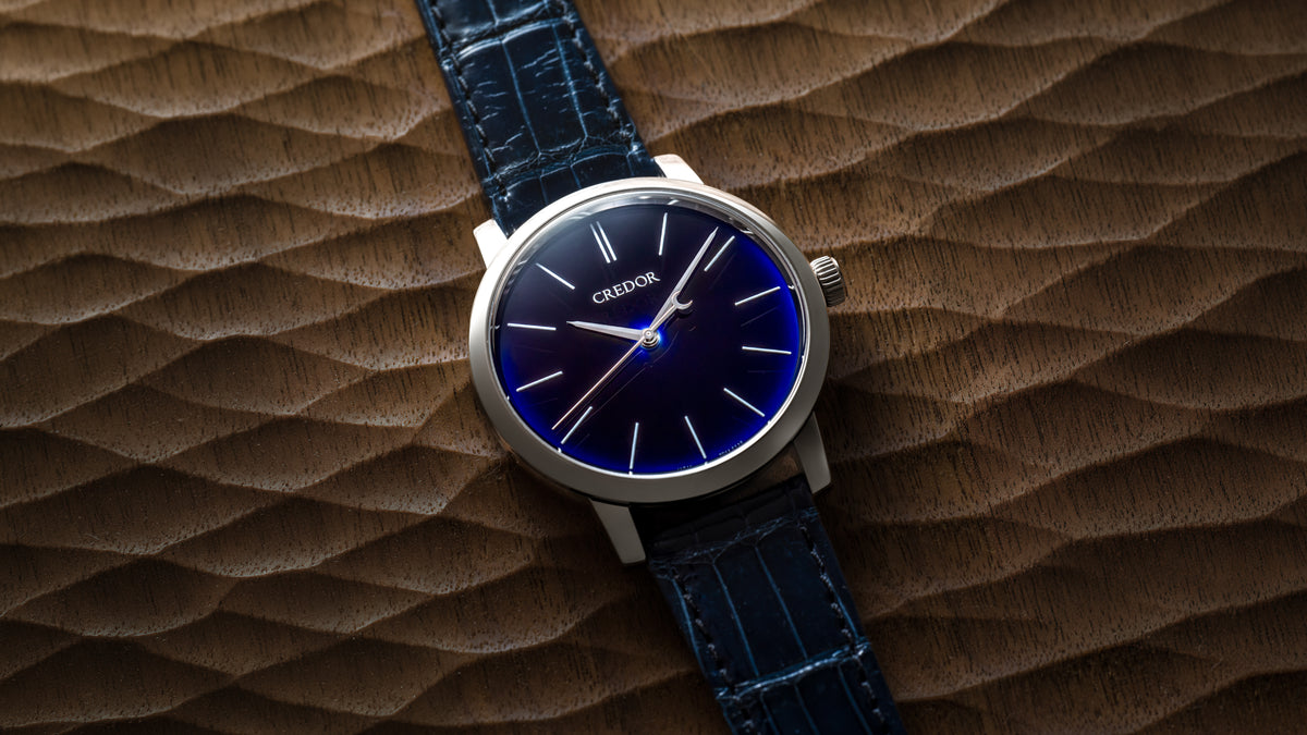 GBLT997, Echi II, 'Ruri' Blue Dial, Platinum