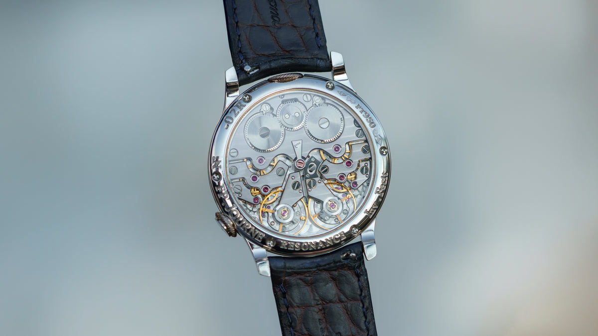 Chronomètre à Résonance, Brass Movement, Platinum