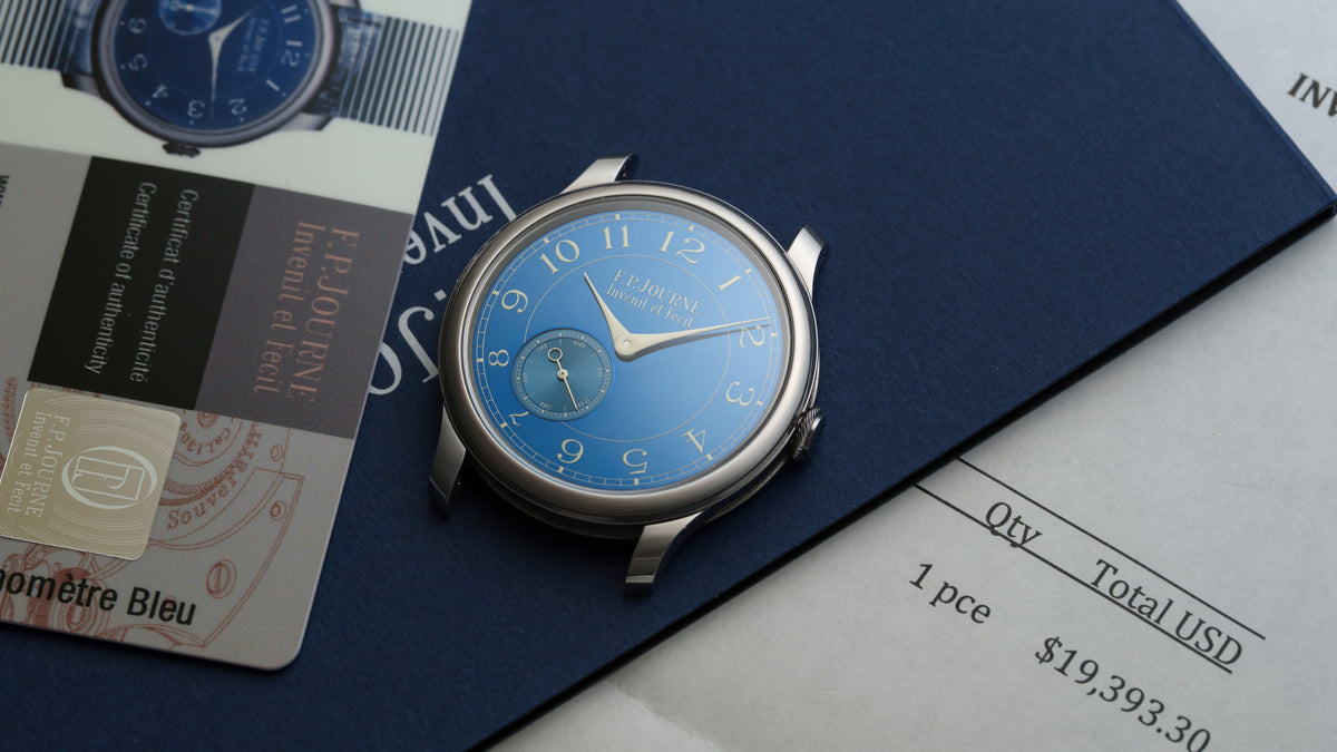 Chronomètre Bleu, Tantalum