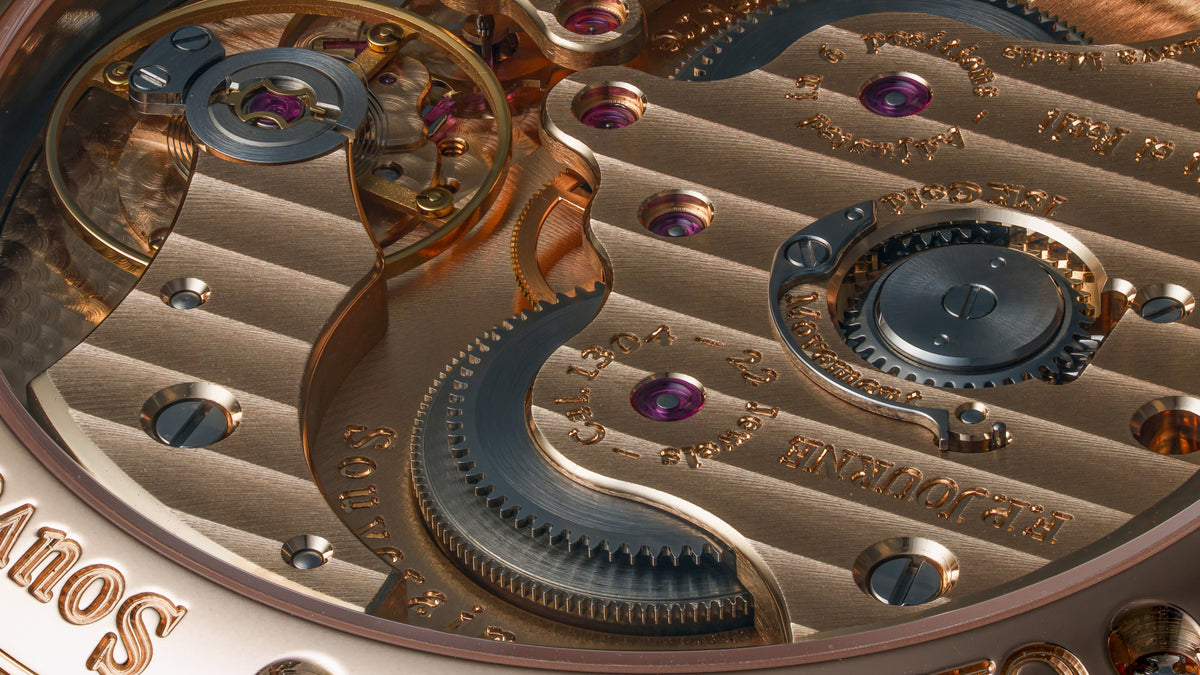 Chronomètre Souverain, 38mm, Pink Gold