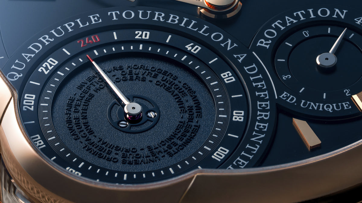 Quadruple Tourbillon Secret, Pink Gold