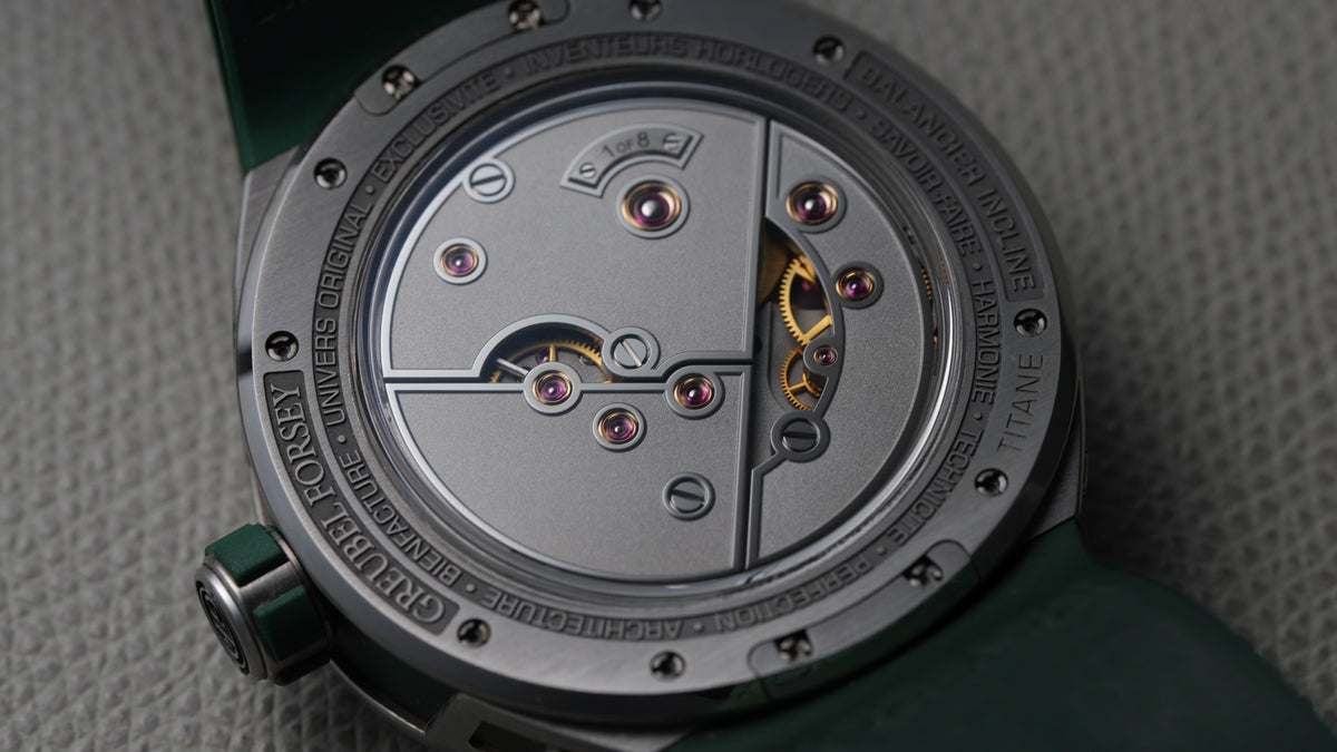 Balancier Convexe S Green, Titanium