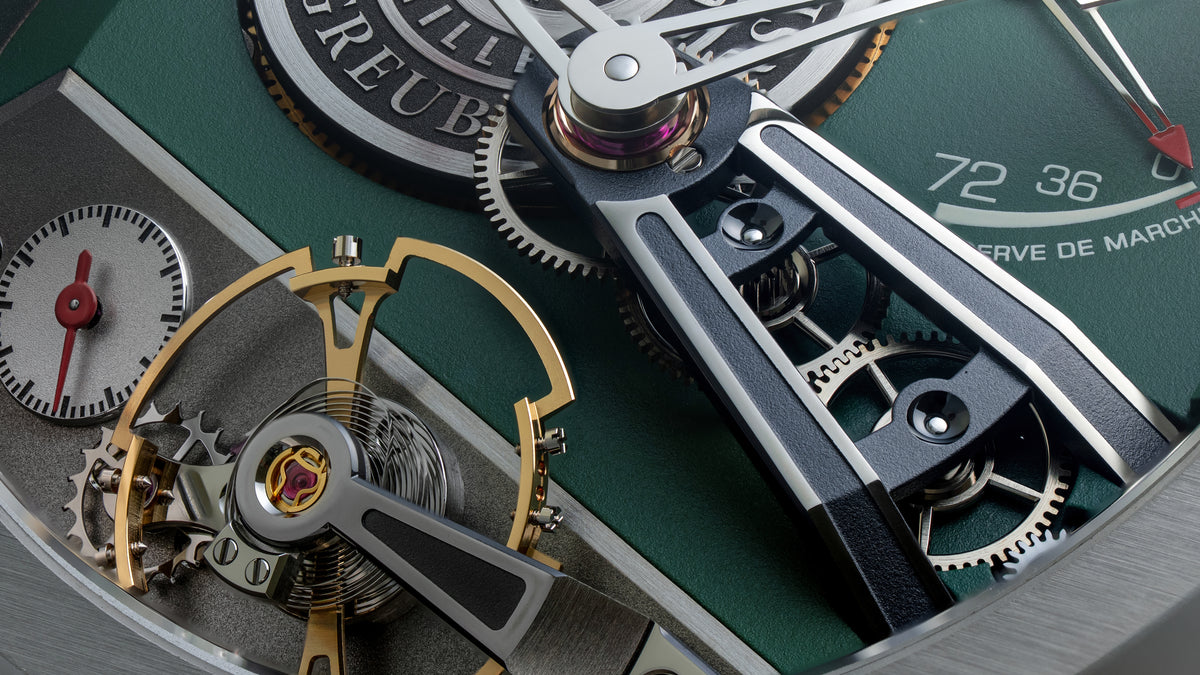 Balancier Convexe S Green, Titanium