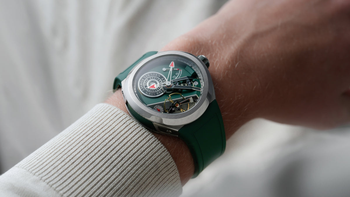 Balancier Convexe S Green, Titanium