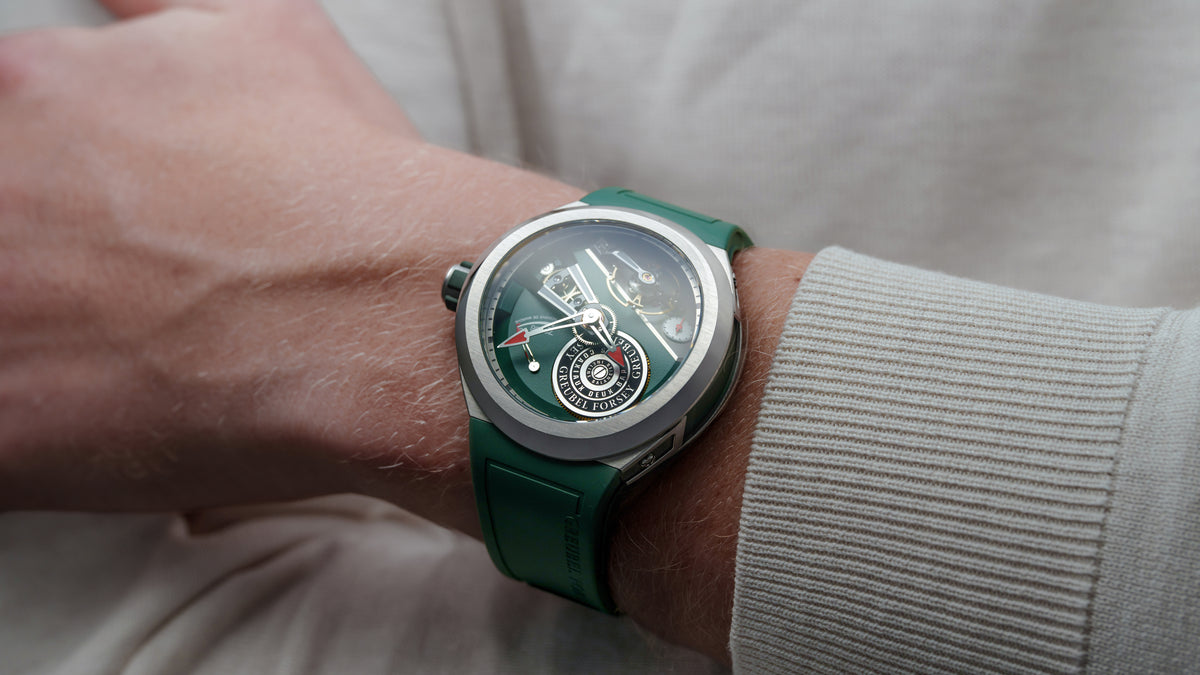 Balancier Convexe S Green, Titanium
