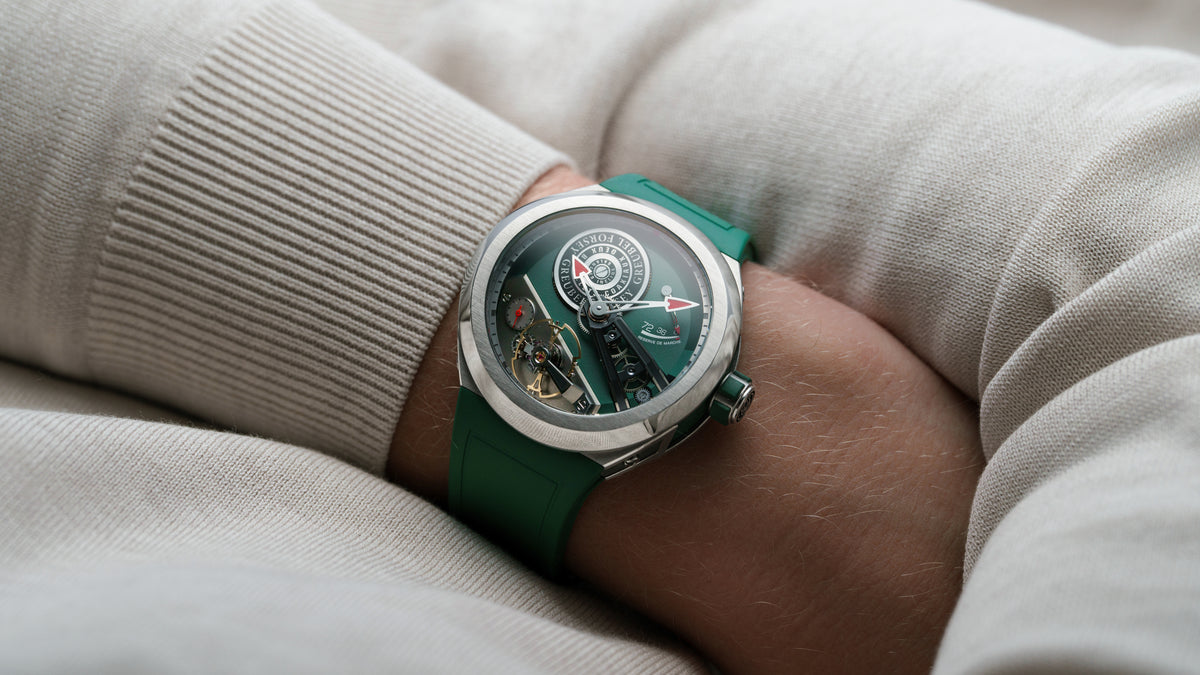 Balancier Convexe S Green, Titanium
