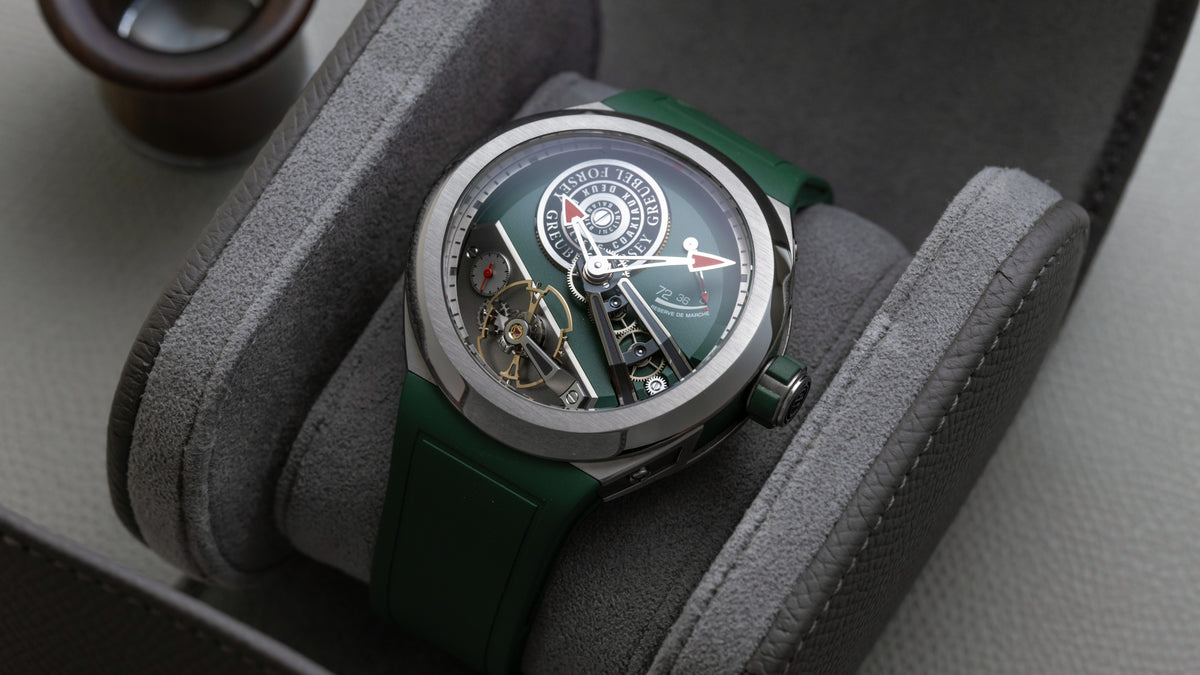 Balancier Convexe S Green, Titanium