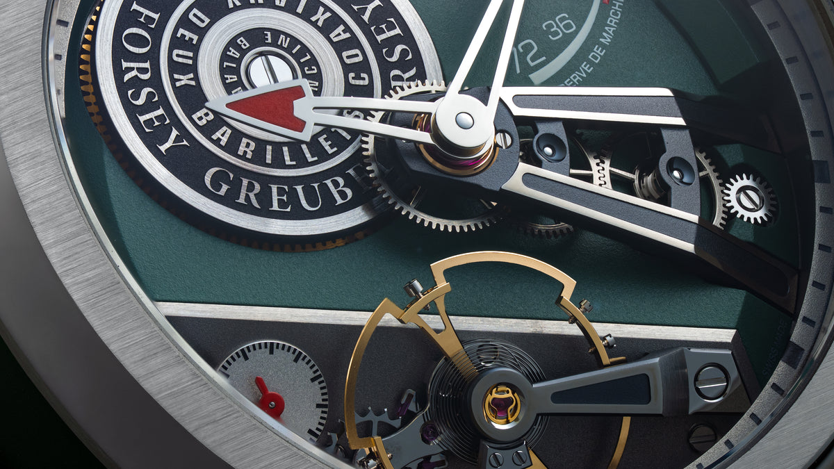 Balancier Convexe S Green, Titanium