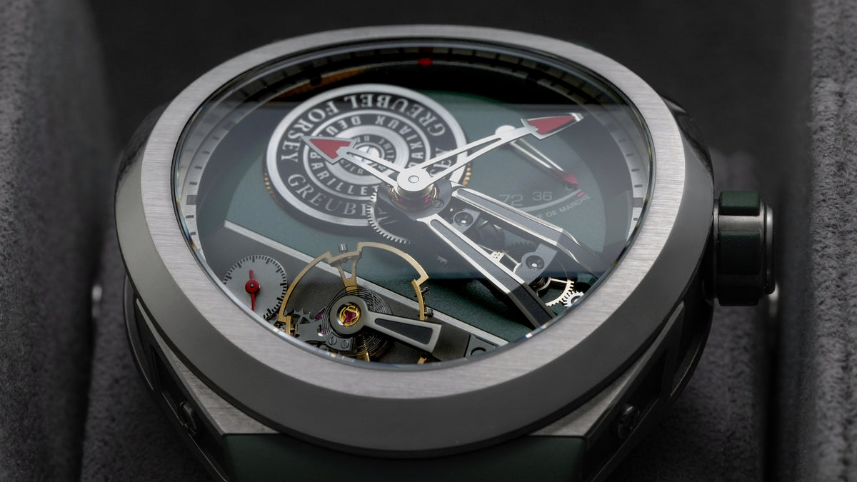 Balancier Convexe S Green, Titanium