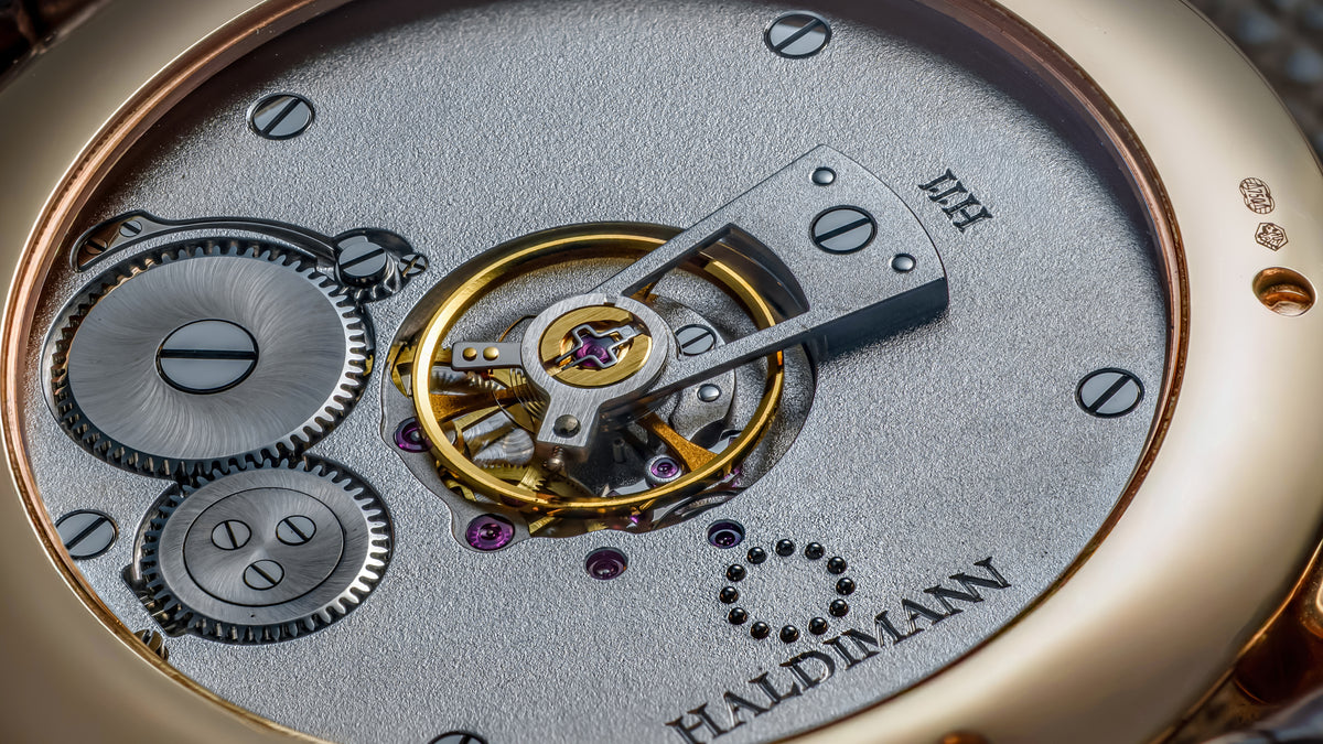 H11, Central Balance, Blue Dial, Pink Gold