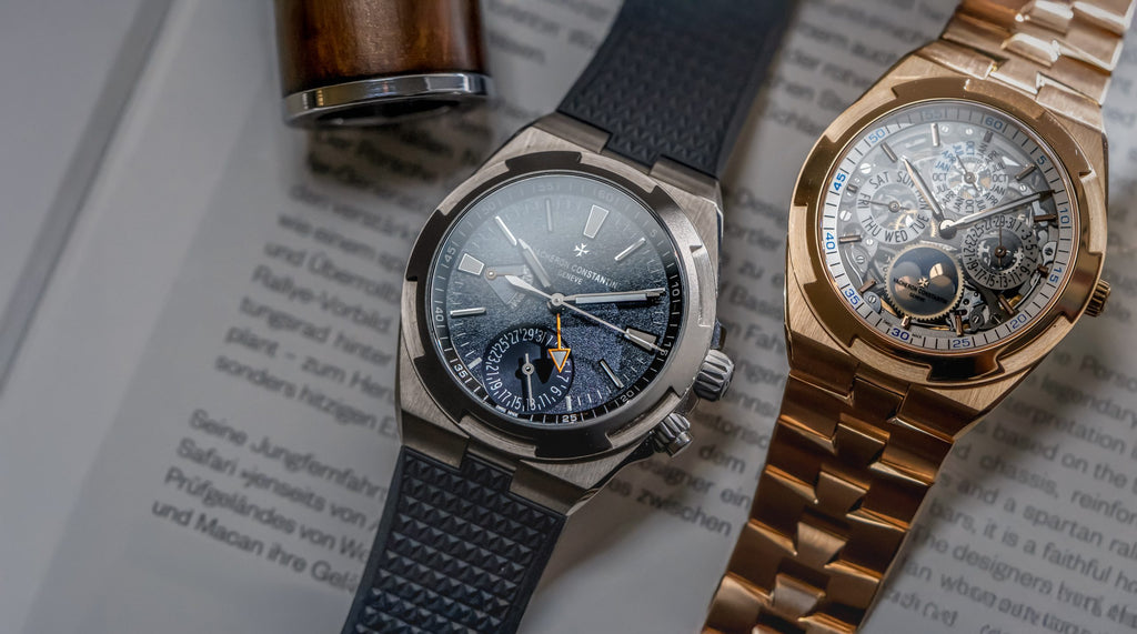 7910V, ‘Everest’ Overseas Dual Time, Titanium – Hairspring