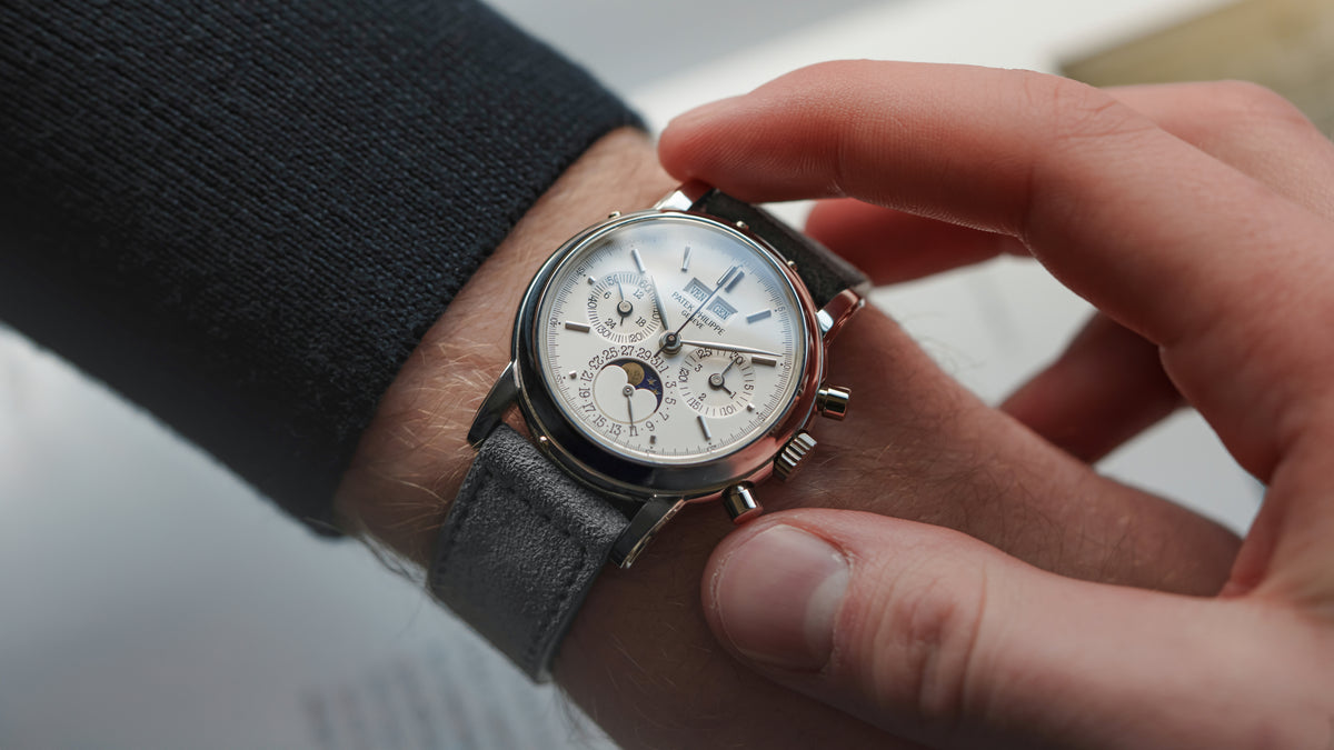 3970EP, Second Series, Perpetual Calendar Chronograph, Platinum