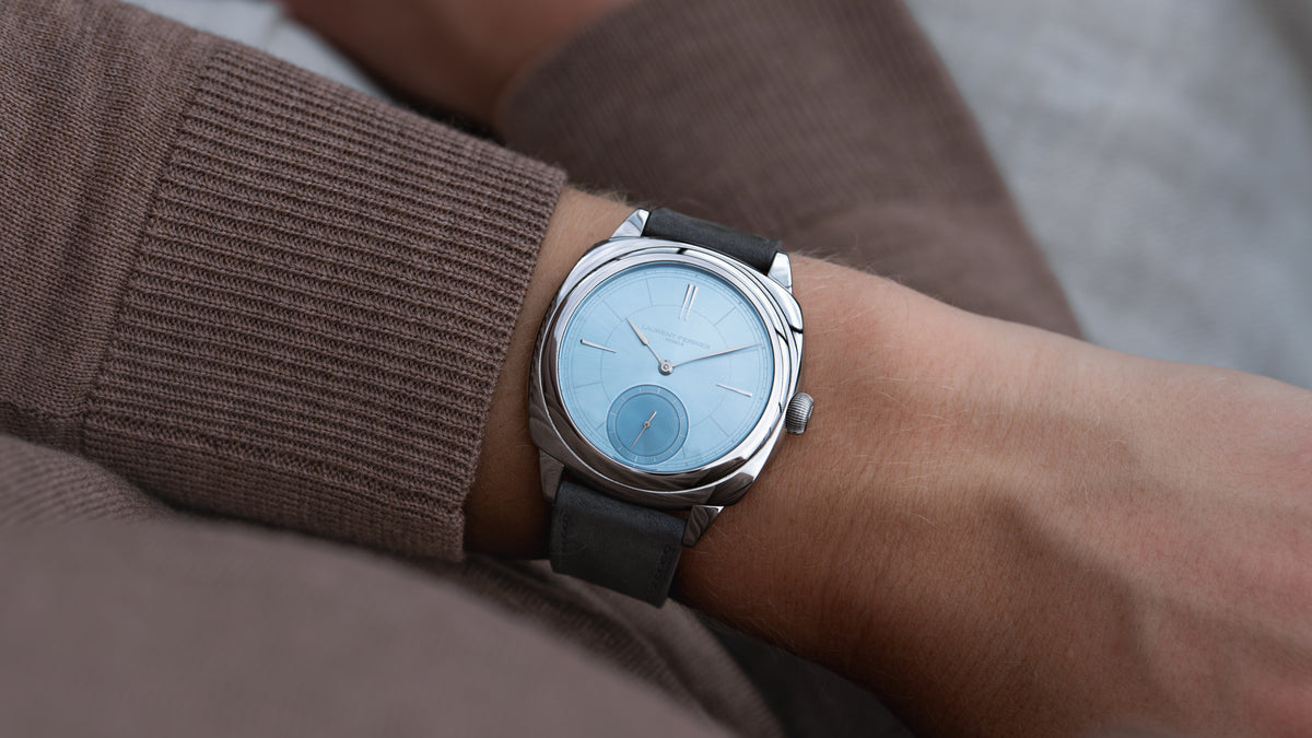 Square Micro-Rotor, Ice Blue, Steel